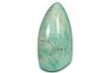 Free-Standing Chatoyant Polished Amazonite - Madagascar #349367-1